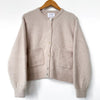 Amelie Alpaca Cardigan in Smoke