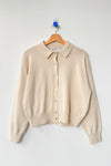 The Club Cardigan in Naturel