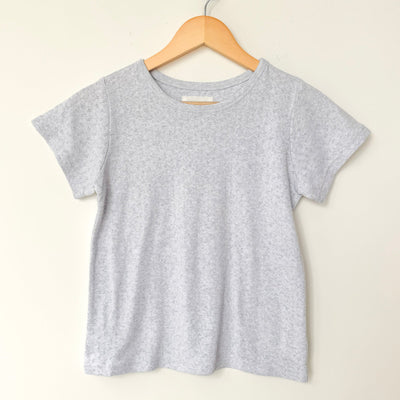 Pointelle Babe Tee in Icy Grey