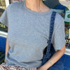 The Go-To Tee in Melange Grey