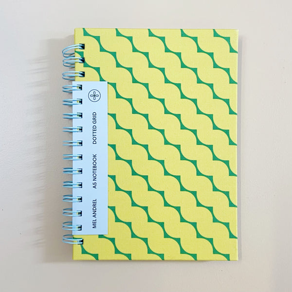 Rotini Spirals A5 Dot Grid Notebook