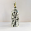 Classic Ceramic Oil Pourer Bottle in Black Dot