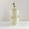 Large Ceramic Oil Cruet in Chicken Print