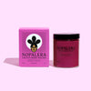 Nopalera cactus body polish packaging on a pink background