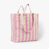Organic Cotton Striped Tote Bag