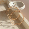 Parallel Hoops in 14k Gold Fill