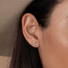 Pave Snake Stud Earrings