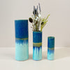 Cylinder Vase in Midnight Sky & Teal