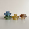 Glass Candlestick Holder