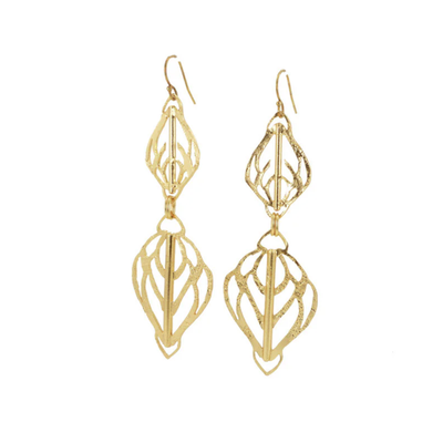 At the Top Long Dangle Earrings