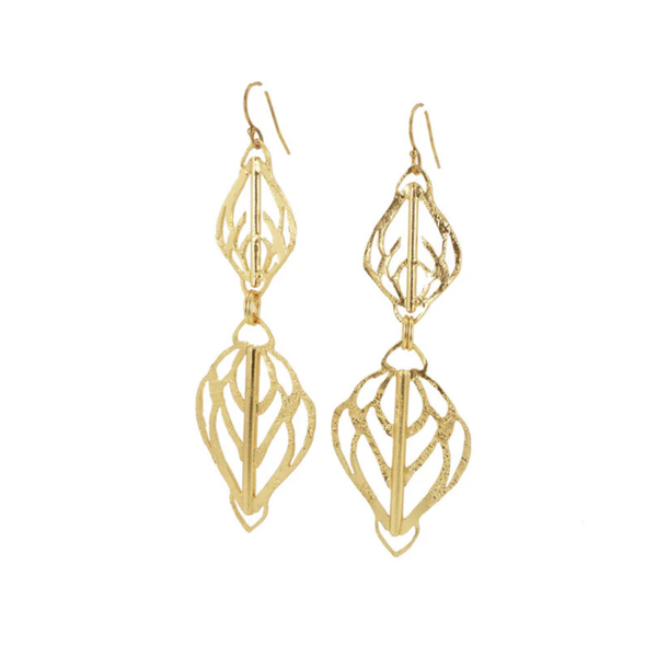 At the Top Long Dangle Earrings