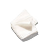 White face wipe on a white background