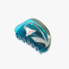Alba White Vine Flower Teal Hair Claw Clip