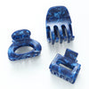 Denim Blue Assorted Mini Claw Clips