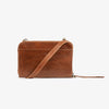 Pebbled Leather Crossbody Wallet in Vintage