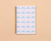 Coquette Bows Letterpress Spiral Notebook