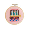 Sardines Cross Stitch Kit for Beginners