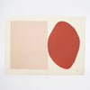 Hemera in Persimmon on Canvas 48 x 36