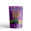 Purple packaging of 'c'est Bon Bon' gummies with Halloween theme on a white background