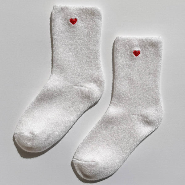 Embroidered Cloud Socks