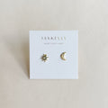 Complements Sun & Moon Studs