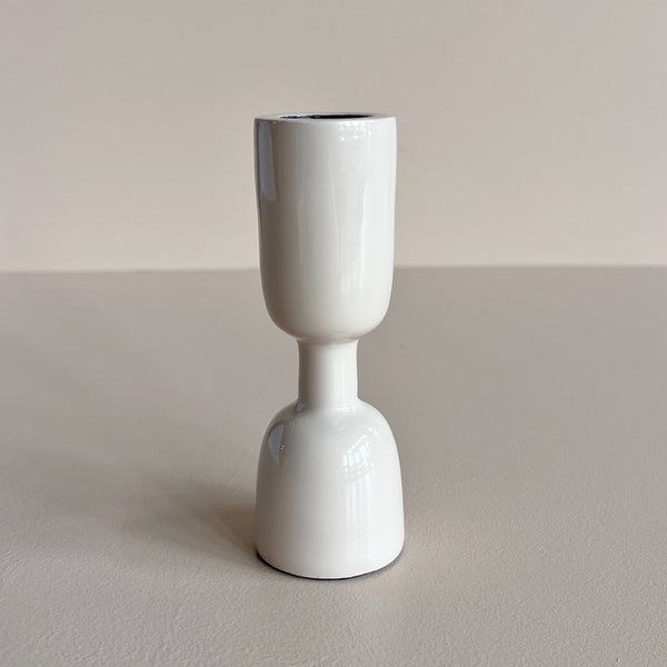 Enameled Aluminum Taper Candle Holder