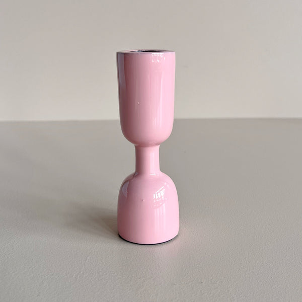 Enameled Aluminum Taper Candle Holder
