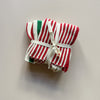 Cotton Knit Striped Dish Cloth in Festive Stripes - Set of 3