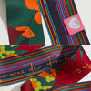 Silk Skinny Scarf in Frida's Garden Print