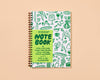 Icons Letterpress Spiral Notebook