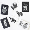 Art Cards for Baby - Black & White Animals