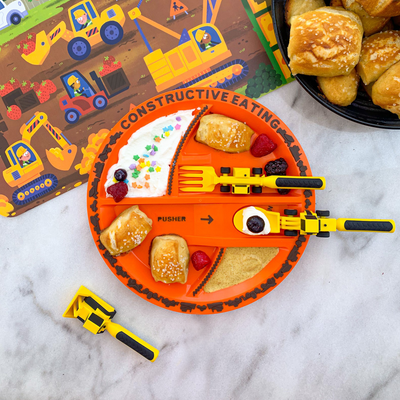 Construction Kids Eating Utensils - Fork