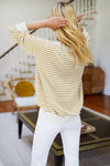 Carolyn Sweater in Marigold Stripe