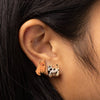 Cat Enamel Earrings