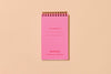 Farfalle Bowtie Pasta Pocket-size Letterpress Spiral Notebook