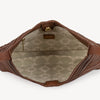 Pebbled Leather Crisscross Handbag - Vintage