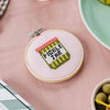 Pickle Jar Cross Stitch Kit for Beginners