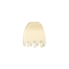 Cream Mini Hair Claw Clip