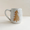 White Evergreen Tree Mug