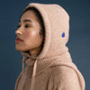 Cashmere Hoodie Balaclava In Fawn