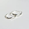 Silver Heli Hoops