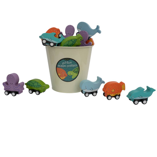 Pull Back Ocean Creatures