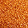 Close up view of a habanero pepper kosher sea salt blend.