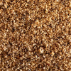 Close-up of a black garlic kosher sea salt blend.