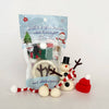 Build a Snowman play dough set with packaging on a light gray background
