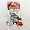 Hot Cocoa Bomb Mini KidDough Play Pack with toy figures on a white background