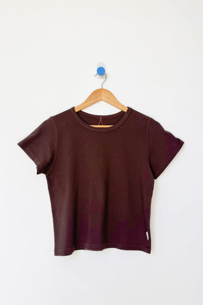 The Little Boy Tee in Dark Cacao