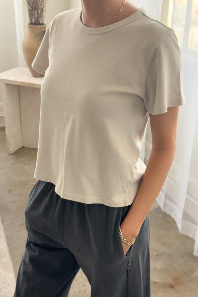 The Little Boy Tee in Rice