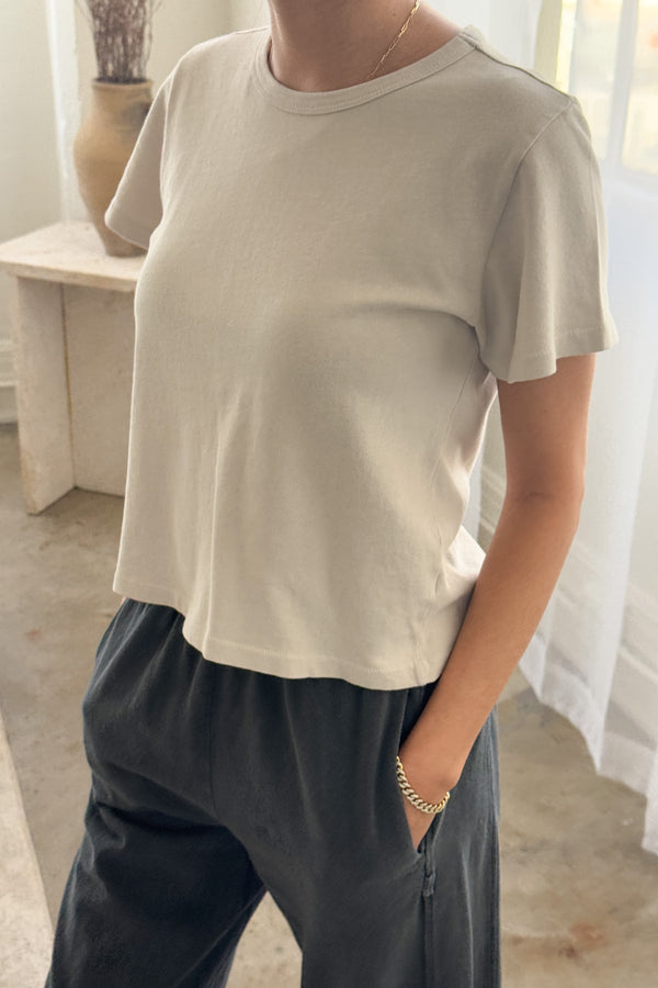 The Little Boy Tee in Rice
