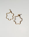 Mini Flora Hoops in 14k Gold Fill